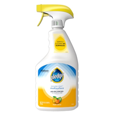 Pledge Multisurface Cleaner, Everyday Clean, Trigger, Fresh Citrus Scent, 25 oz