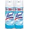 Lysol Disinfectant Spray, Sanitizing and Antibacterial Spray, For Disinfecting and Deodorizing, Crisp Linen,12.5 Fl Ounce (Pack of 2)