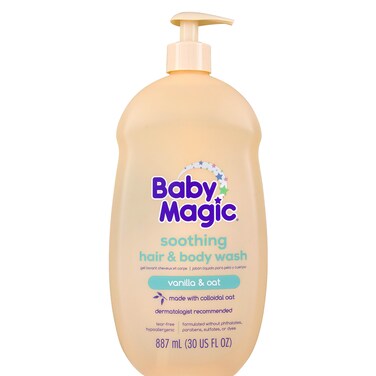 Baby Magic Soothing Hair &amp; Body Wash, Vanilla &amp; Oat, 30 Fl Oz