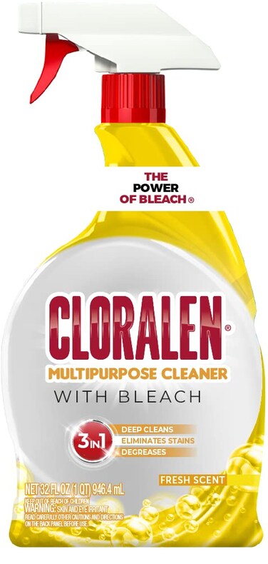 Cloralen - All Purpose Household Cleaning Spray, 3-In-1 High-Performance Multisurface Bathroom And Kitchen Cleaner, With Liquid Bleach - (32 oz)