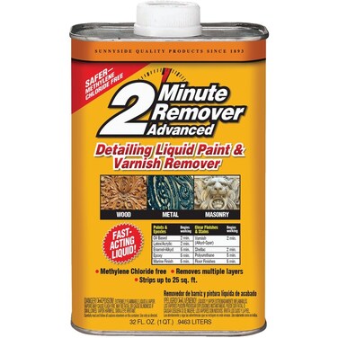 2 Minute Remover 63532 Advanced Detailing Liquid Paint &amp; Varnish Remover, 32 Fl Oz
