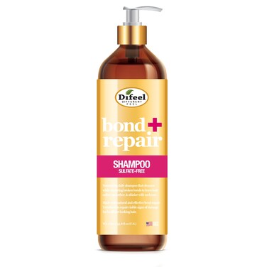 Difeel Bond &amp; Repair Sulfate Free Shampoo 33.8 oz. - Restorative Bond Shampoo, Repairing Shampoo for Natural Hair
