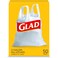 Glad Tall Kitchen Handle-Tie Trash Bags, 13 Gallon White Trash Bag, 50 Ct (Package May Vary)