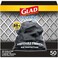 Glad Large Drawstring Trash Bags, ForceFlex 30 Gallon Black Trash Bags, 50 Count (Package May Vary)