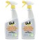 CLR Calcium, Lime &amp;amp; Rust Remover, Blasts Calcium, Dissolves Lime Deposits, Zaps Stubborn Rust Stains and Hard Water Deposits, 26 Ounce Spray Bottle (Pack of 2)