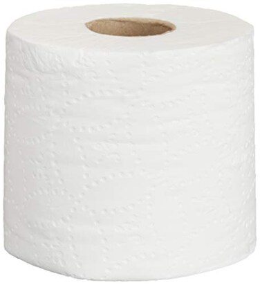 AmazonCommercial 2-Ply White Ultra Plus Individually Wrapped Toilet Paper  Bulk Septic Safe  Compatible with Standard Dispensers FSC Certified  400 Sheets per Roll (24 Rolls)(4.1 x 3.6 Sheet)