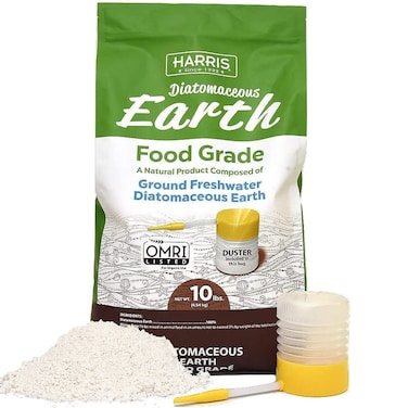 HARRIS Diatomaceous Earth Food Grade, 10lb with Powder Duster Included in The Bag