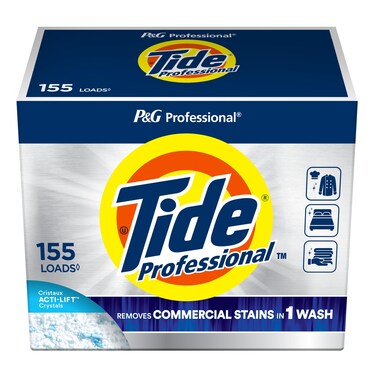Tide Professional Commercial Powder Laundry Detergent, 155 loads, 197 oz, For Business Use