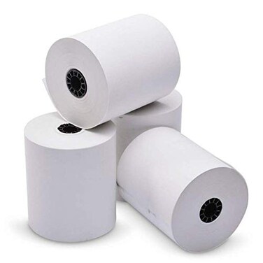 Universal 42300 1-Ply Cash Register/Point of Sale Roll, 16 lb, 1/2-Inch Core, 3-Inch x 165 ft, 50/Carton