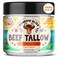 Meadow Bliss Beef Tallow for Skin - Moisturizer Cream - 100% Grass Fed - Whipped Beef Tallow - Organic Jojoba Oil - Organic Shea Butter - Supports Eczema, Rosacea+ - Made in USA - Citrus Breeze - 2 oz