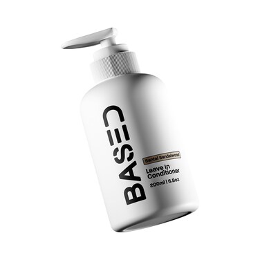 BASED BODYWORKS Leave-In Conditioner, Instant Frizz Control, Hydrates &amp; Nourishes Hair, Premium Leave-In Conditioner for Men, Healthy Frizz-Free Hair in Minutes (6.8 oz Pack of 1)