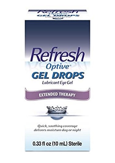 Refresh Optive GEL DROPS Lubricant Eye Gel Preserved Tears, 0.33 fl oz (10 mL)