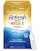 Refresh Optive MEGA-3 Lubricant Eye Drops Preservative-Free Artificial Tears, 0.01 fl oz (0.4 mL), 60 Single-Use Containers