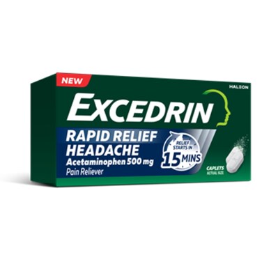 Excedrin Rapid Relief Headache Caplets - 160 ct