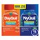 Vicks DayQuil &amp; NyQuil Ultra Concentrated Liquicaps Co-Pack, Cold &amp; Flu Medicine, Powerful Multi-Symptom Daytime &amp; Nighttime Relief for Headache, Fever, Sore Throat, Minor Aches &amp; Pains, &amp; Cough, 96ct