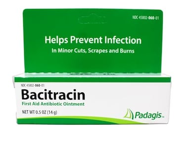 Bacitracin First aid Antibiotic Ointment, USP - 1/2 Oz
