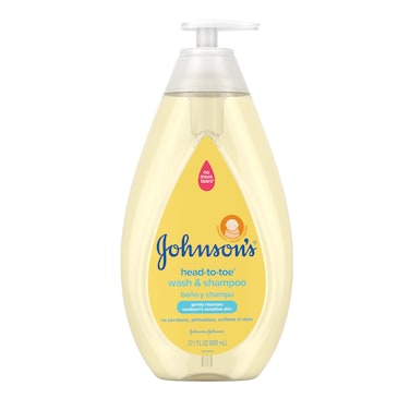 Johnson's Head-to-Toe Gentle Tear-Free Baby &amp; Newborn Wash &amp; Shampoo, Sulfate-, Paraben- Phthalate- &amp; Dye-Free, Hypoallergenic Wash for Sensitive Skin &amp; Hair, 27.1 fl. Oz
