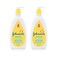 Johnson's Baby Head-To-Toe Gentle Baby Body Wash &amp; Shampoo, Tear-Free, Sulfate-Free &amp; Hypoallergenic Bath Wash &amp; Shampoo for Sensitive Baby Skin, Washes Away 99.9% Of Germs, 2 Pack, 18 fl. Oz