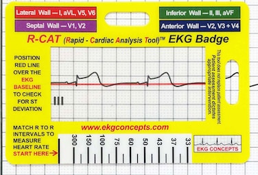 R-CAT EKG Badge