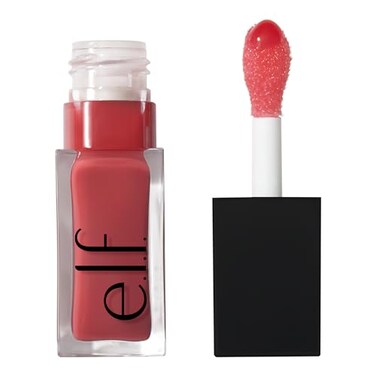 e.l.f. Glow Reviver Lip Oil, Nourishing Tinted Lip Oil For A High-shine Finish, Infused With Jojoba Oil, Vegan &amp; Cruelty-free, Rose Envy