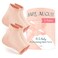 Bare August Oh So Healing Moisturizing Heel Repair Socks - Overnight Spa Sleep Socks with Hydrating Therapy Gel for Softening Dry Cracked Heels