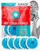 ICEWRAPS Reusable Hot &amp; Cold Gel Packs for Pain Relief - 5 Pack with Cloth Backing for Injuries, Surgery, Toothache (5 Pack)