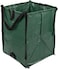 DURASACK Heavy Duty Home and Yard Waste Bag 48-Gallon Woven Polypropylene, Reusable Lawn and Leaf Garden Bag with Reinforced Carry Handles, Pop-Up Self-Standing Garbage Can, Green