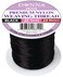 DONNA Elastic Nylon Weaving Thread, Hair Weaving Thread Hair Extension Kit, Weaving Thread for Making Wig Sewing Hair, 1PC 75YD (69M) Black Color