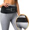 Vriksasana Posture Sacroiliac Hip Belt for Women and Men That Alleviates Sciatic, Pelvic, Lower Back, Leg and Sacral Nerve Pain Caused by Si Joint Dysfunction  Trochanter Brace (Regular, Black)