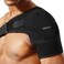 Komoko Shoulder Brace, Rotator Cuff Support Brace and Arm Sling for Pain Relief, Shoulder Compression Sleeve for Preventing Strains and Dislocation, Adjustable Fits Left and Right Arm, Men &amp; Women