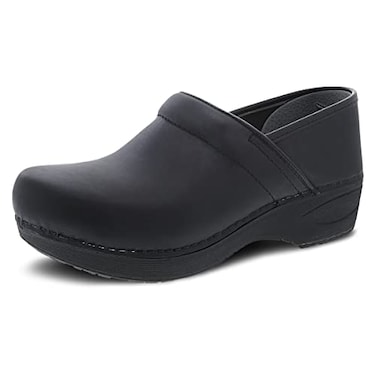 Dansko XP 2.0 Clogs for Women-Lightweight Slip-Resistant Footwear for Comfort and Support-Ideal for Long Standing Professionals-Nursing, Veterinarians, Food Service, Black Patent 7.5-8 M US