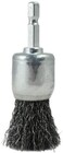 Shark Industries Crimped End Brush 1" on 1/4" Hex Shaft .008 Fine Wire