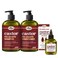Difeel 3-PC Castor Pro-Growth Hair Growth: Cleansing &amp; Treatment Set - Includes 12 oz Shampoo, 12oz Conditioner, &amp; 2.5oz Root Stimulator