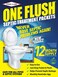ONE FLUSH - Septic Tank Treatment Packets, 1-Year Supply of Easy-Flush Bacteria &amp; Enzyme Packets - Proactive Prevention for Sewage Backups, Made in the USA