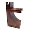 G.B.S Wooden Brush and Shaving Razor Stand, Shave Razor and Shave Brush Storage, Durable Professional Barber Choice Shaving Accessories for Men