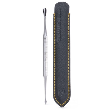GERMANIKURE Nail Knife &amp; Cuticle Pusher Manicure Implement in Leather Case, Made in Solingen Germany
