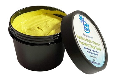 Radiant Multi Vitamin Turmeric Facial Glow Treatment, 3oz, Diva Stuff