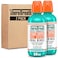 TheraBreath Plaque Control Pre-Brush Oral Rinse, Refreshing Mint Flavor, Antigingivitis and Antiplaque Rinse, Dentist Formulated, Alcohol Free, 16 Fl Oz (Pack of 2)