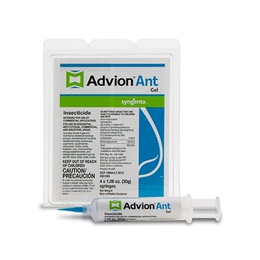 Advion Ant Gel Bait, 4 Tubes x 30-Grams, 1 Plunger and 2 Tips, Effective Ant Bait, Formulated with 0.05% Indoxacarb, Indoor and Outdoor Use, Ant Killer Gel for Control of Most Major Ant Species