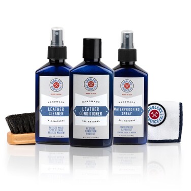 Cobbler's Choice Essential Leather Kit - Premium Shoe Care - All Natural Ingredients - Unbeatable Quality!