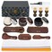 Jdomall Shoe Shine Kit, Premium Deluxe Shoe Polish Kit - 2.65oz Black, Brown &amp; Neutral Shoe Polish with Brushes, Buffing Cloth &amp; More - Perfect Gift for Leather Shoes &amp; Boots Care Kit