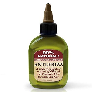 Difeel Premium 99% All Natural Anti-Frizz Hair Oil with Olive Oil, Vitamins A and E 2.5 ounce