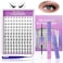 ANURAG Lash Clusters Kit 9-17mm Fairy Lash Clusters Manga Eyelash Clusters 120pcs Eyelash Extension Pack Anime Lashes Individual Fake Eyelashes Clusters Kit Ultra-Thin Concealed Lash Band