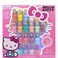 Hello Kitty Non-Toxic Peel-Off Water-Based Safe Quick Dry Nail Polish Set for Girl Kids Ages 3+, Perfect for Birthday Gift Parties, Sleepovers &amp; Makeovers, 18 Pcs