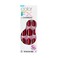 KISS imPRESS No Glue Mani Press-On Nails, Color FX, 'Hidden Gem', Red, Short Size, Oval Shape, Includes 30 Nails, Prep Pad, Instructions Sheet, 1 Manicure Stick, 1 Mini File