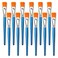 GACDR 1 inch Flat Paint Brushes for Acrylic Painting,12 Pieces Large Synthetic Paint Brushes Bulk with Wooden Handle for Acrylic, Watercolor, Oil, Crafts, Face Body Art