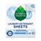Seventh Generation Laundry Detergent Sheets, Up to 64 Loads, Free &amp; Clear, Made for Sensitive Skin, Safer for your Family