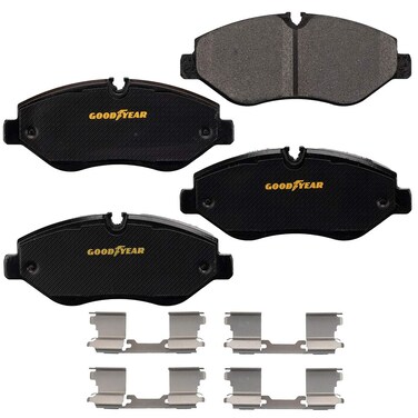 Goodyear Brakes GYD1316   Carbon-Ceramic Front Brake Pads fit Dodge Sprinter 2500 09-07; Freightliner Sprinter 2500 18-07; Mercedes-Benz Sprinter 05-04 &amp; More - See Applications Below