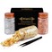 Mingjieus Gilding Flakes Set,Gold Foil Flakes for Resin,3 Bottles Metallic Foil Flakes for Resin Jewelry Making,Nails,Painting Art,Crafts and Slime(Gold, Silver, Copper Colors)
