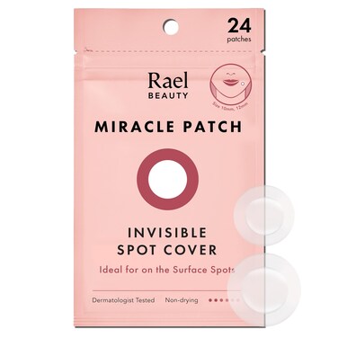 Rael Pimple Patches, Miracle Invisible Spot Cover - Hydrocolloid Acne Patch, Treatment for Breakouts, Absorbs Zits &amp; Blemish, Korean Skin Care, 2 Sizes (24 Count)